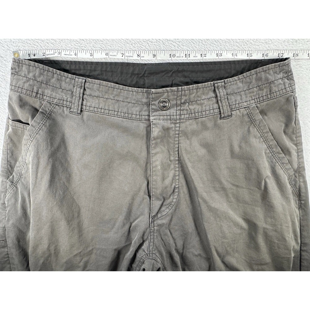 Kuhl Slax Pants Men's 35x32 Gray Casual Travel Stretch Performance Chinos - Picture 6 of 9